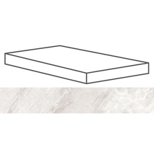 Cerdomus Supreme Angolo Dx Grad.C.Retta Ivory Lev. Угловая ступень 33x120 см, Италия, под камень  - фото 1 - фото 1