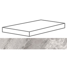 Cerdomus Supreme Angolo Sn Grad.C.Retta Beige Grip Угловая ступень 33x120 см, Италия, под камень  - фото 1 - фото 1