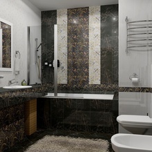 Kerama Marazzi Астория 25x75 см, керамика, Россия, глянцевая - фото интерьера 1 - фото 1
