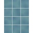 Kerama Marazzi Бахия KM1010G0060N Бирюзовый Глянцевый из 12 частей 9,8x9,8 Керамогранит 29,8x39,8 см, Россия - фото 4