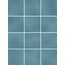 Kerama Marazzi Бахия KM1010G0060N Бирюзовый Глянцевый из 12 частей 9,8x9,8 Керамогранит 29,8x39,8 см, Россия - фото 9