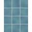 Kerama Marazzi Бахия KM1010G0060N Бирюзовый Глянцевый из 12 частей 9,8x9,8 Керамогранит 29,8x39,8 см, Россия - фото 8