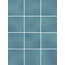 Kerama Marazzi Бахия KM1010G0060N Бирюзовый Глянцевый из 12 частей 9,8x9,8 Керамогранит 29,8x39,8 см, Россия - фото 6