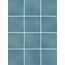 Kerama Marazzi Бахия KM1010G0060N Бирюзовый Глянцевый из 12 частей 9,8x9,8 Керамогранит 29,8x39,8 см, Россия - фото 5
