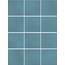 Kerama Marazzi Бахия KM1010G0060N Бирюзовый Глянцевый из 12 частей 9,8x9,8 Керамогранит 29,8x39,8 см, Россия - фото 1