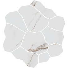 Kerama Marazzi Марсель KMD2HID022GR Наборный белый матовый обрезной Декор 31,5x34,2 см, Россия - фото 1 - фото 1