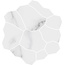 Kerama Marazzi Марсель KMD2HID019BR Наборный белый глянцевый обрезной Декор 31,5x34,2 см, Россия, под мрамор - фото 2