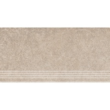 Kerama Marazzi Руссильон KM6060G0641RGRF Фронтальная бежевый матовый обрезной Ступень 30x60 см, Россия, под камень  - фото 1 - фото 1