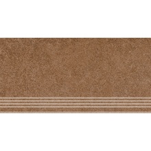 Kerama Marazzi Руссильон KM6060G0661RGRF Фронтальная коричневый матовый обрезной Ступень 30x60 см, Россия, под камень  - фото 1 - фото 1