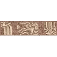 Kerama Marazzi Руссильон KMB2TGL006BR Коричневый матовый обрезной Бордюр 7,2x30 см, Россия, под камень  - фото 1 - фото 1