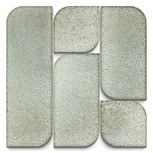 Kerama Marazzi Силуэт KMD3RIC014 Модульное зелёный светлый Панно 30x30 см, Россия, под металл - фото 1 - фото 1