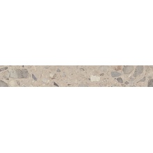 Kerama Marazzi Тараскон KM6060G0691RBT6 Стоун бежевый светлый матовый обрезной Плинтус 9,5x60 см, Россия, терраццо - фото 1 - фото 1