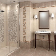 Kerama Marazzi Вилла Флоридиана 20x30, керамика, Россия, под обои , глянцевая - фото интерьера 1 - фото 1