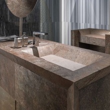 L`antic colonial (Porcelanosa Grupo) Airslate (каменный шпон) 120x250 см, натуральный камень, Испания, под камень , матовая - фото интерьера 1 - фото 1