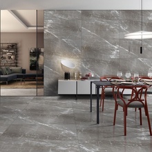 Laparet Patara Grigio 60x60, керамогранит, Индия, под металл, глянцевая - фото интерьера 1 - фото 1