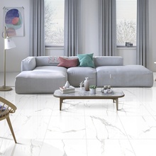 Laparet Statuario Classic 20x40 см, металл, Индия, под металл, глянцевая - фото интерьера 1 - фото 1