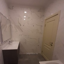 Love ceramica (Love Tiles) Precious 35x70, керамика, Португалия, под мрамор, глянцевая - фото интерьера 1 - фото 1