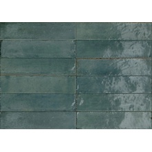 Marazzi Ragno Look RCU0 Turchese Glossy Керамогранит 6x24 см, Италия, под кирпич  - фото 1 - фото 1