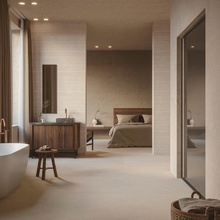 Porcelanosa Coral 45x120, керамогранит, Испания, под камень , матовая - фото интерьера 1 - фото 1