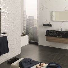 Porcelanosa Persia 59,6x59,6, керамогранит, Испания, под камень , глянцевая - фото интерьера 1 - фото 1