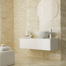 Porcelanosa Cappuccino 33,3x100, керамика, Испания, под камень  - фото интерьера 1 - фото 1