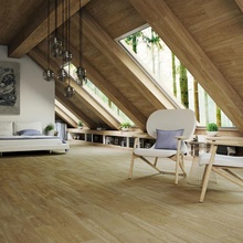 Porcelanosa Tanzania 25x150, керамогранит, Испания, под дерево, матовая - фото интерьера 1 - фото 1
