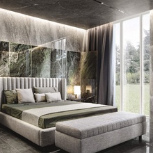 Rex Ceramiche (Florim) Heritage Luxe 60x120, керамогранит, Италия, под мрамор, глянцевая - фото интерьера 1 - фото 1
