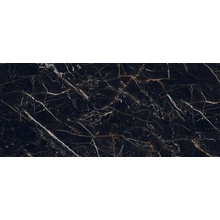 Staro Slabs Black Bonanza Sahara Microcid 6mm Керамогранит 120x280 см, Индия, под мрамор - фото 1 - фото 1
