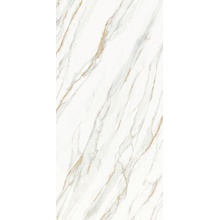 Staro Slabs Calacata Gold 12mm Honed Керамогранит 160x320 см, Индия, под мрамор - фото 1 - фото 1