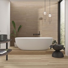 Stn Ceramica Japon 33,3x90 см, керамика, Испания, под дерево, матовая - фото интерьера 1 - фото 1