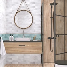 Alma ceramica Style 20x60 см, керамика, Россия, глянцевая - фото интерьера 1 - фото 1