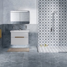 Vitra Nuvola 7,5x7,5, керамогранит, Россия, под бетон , полуполированная - фото интерьера 1 - фото 1