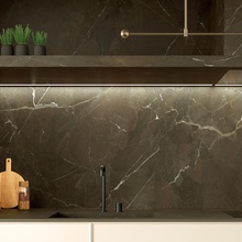 Xtone by Porcelanosa Breccia Imperiale 160x320 см, керамогранит, Испания, под мрамор, матовая - фото интерьера 1 - фото 1